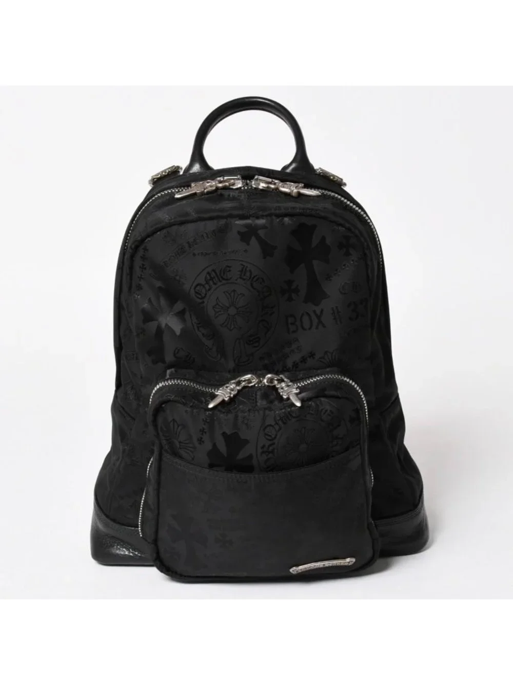 Chrome Hearts Grade Mini Seventh Gray Mini Backpack Nylon Jacquard All Over